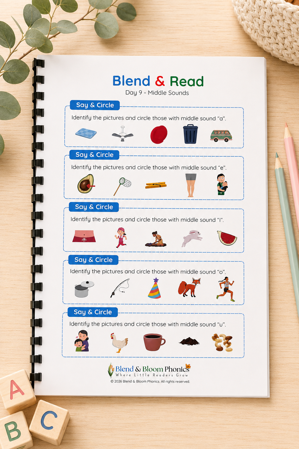 Blend & Read: 10-Day Phonics Starter Pack