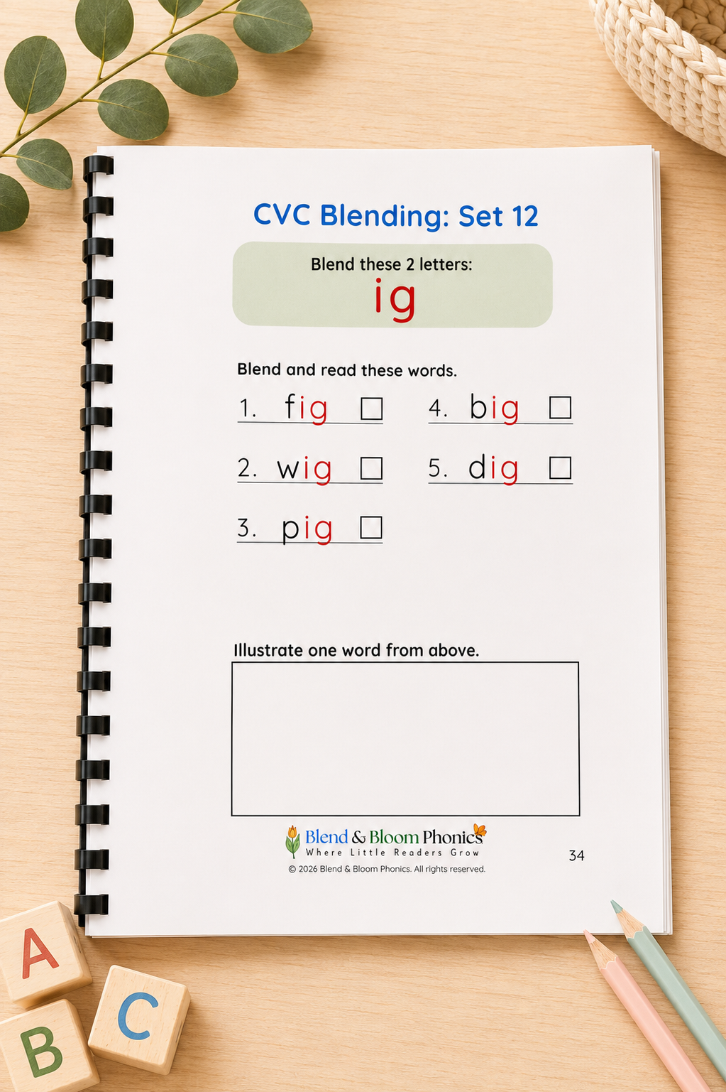 CVC Blending: 3-letter Words
